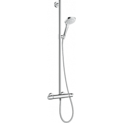 Hansgrohe SemiPipe Multi avec mitigeur thermostatique Croma Select E blanc/chrom Kobleo