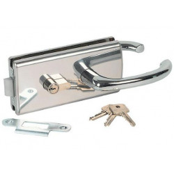 Outillage Online Serrure Lagune 4300 chromé brillant clé réversible Kobleo Outillage Online Serrure Lagune 4300 chromé brillant clé réversible Kobleo