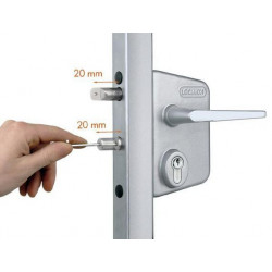 Locinox Serrure LAKQ Thermolaquée verte Profil 60 mm Axe à 60 mm Kobleo