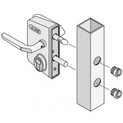 Locinox Serrure LCKX Thermolaquée argent Axe à 70 mm Kobleo