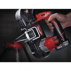 Milwaukee Scie à ruban 12 V Li-Ion 4.0 Ah 41 x 41 mm avec coffret M12 BS-402C Kobleo Milwaukee Scie à ruban 12 V Li-Ion 4.0 Ah 41 x 41 mm avec coffret M12 BS-402C Kobleo