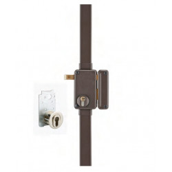 Thirard Serrure BELUGA Marron CP TRANSIT 2 à tirage 75x130mm Gauche 4 clés Kobleo