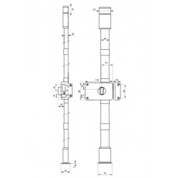 Thirard Serrure 3 points HORGA CP TRANSIT 2 fouillot 140x88mm blanche droite 4 Thirard Kobleo