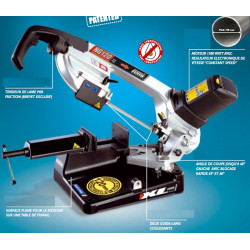 Femi Scie à ruban acier 1300W L:1440mm Diam120mm NG120XL Kobleo