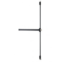 Thirard Serrure Anti-panique S-PUSH 2/3 points haut et bas réversible laqué bl Kobleo