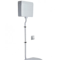 Geberit Réservoir haut, à poussoir pneumatique simple débit 123.701.11.1 Geberit Kobleo