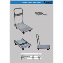 Stockman Chariot timon rabattable 150 Kg NP150 Stockman Kobleo
