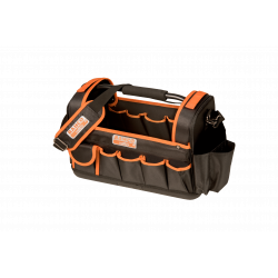 Bahco Sac à outils textile 24 L à ouverture sur le dessus et une base rigide Kobleo