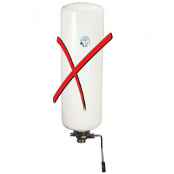 Regiplast Réservoir colonne avec tube droit pour siège à la turque 501 Regiplast Kobleo