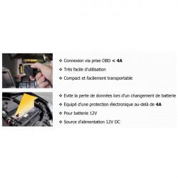 Gys Sauvegarde Mémoire des données lors des changements de batteries GYSPA Kobleo