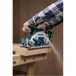 Makita Scie circulaire 18 V Li-Ion 5 Ah Diam 165 mm DHS680RTJ Kobleo