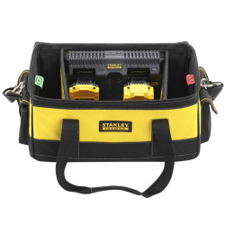 Stanley Sac à outils avec chargeur rapide 18V FMCB100B-QW Kobleo Stanley Sac à outils avec chargeur rapide 18V FMCB100B-QW Kobleo