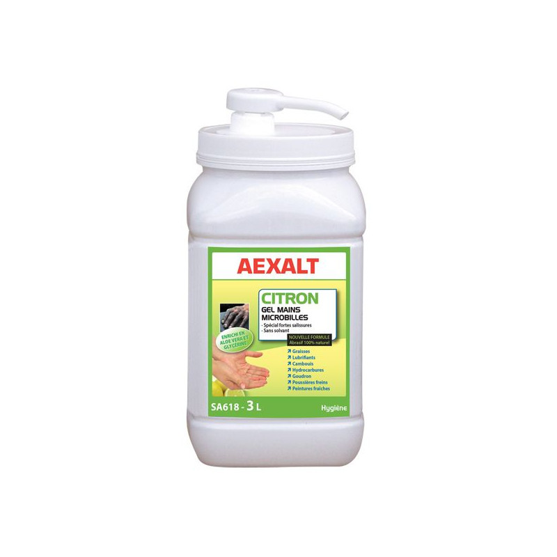 Aexalt Savon sans solvant spécial salissures fortes parfum citron 30 L Kobleo