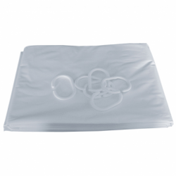Pellet Rideau de douche vinyl Sealskin uni blanc 180 x 90 cm 149790 Pellet Kobleo