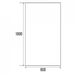 Pellet Rideau de douche vinyl Sealskin uni blanc 180 x 90 cm 149790 Pellet Kobleo