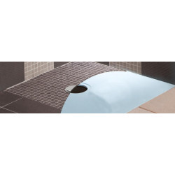 Akw Receveur de douche support ultra rigide 900x900mm Tuff Form (accessibi Kobleo