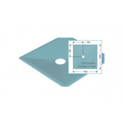 Akw Receveur douche support ultra rigide 1200x1200mm Tuff Form (accessibil Kobleo