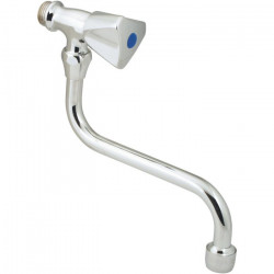 Sandri Robinet d'évier mural simple bec long. 150 mm Kobleo