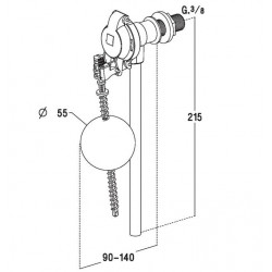 Nicoll Robinet flotteur hydraulique RFL.20 701031 Nicoll Kobleo