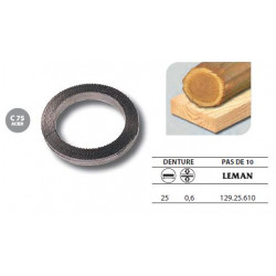 Leman Rouleau 50 mètres Lame scie à ruban acier C75 25x06 pas 10 1292561 Leman Kobleo