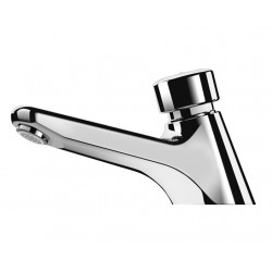 Delabie Robinet TEMPOSTOP M1/2 lavabo temporisé ~7sec c/écrou Kobleo