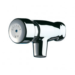 Delabie Robinet temporisé de lavabo mural TEMPOSTOP antiblocage laiton chromé Delabie Kobleo