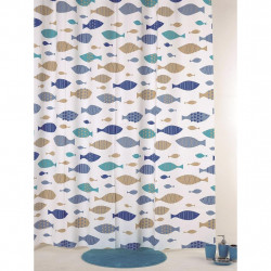 Allibert Rideau de douche en PEVA 180 x 200 cm couleur Decor DORI Kobleo