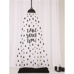 Allibert Rideau de douche en Textile 180 x 200 cm couleur Decor CHILL Kobleo