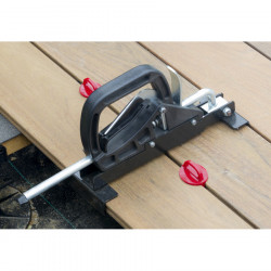 Edma Redresseur lames terrasse PRESS DECK 90 à 180 mm avec valise transport Kobleo