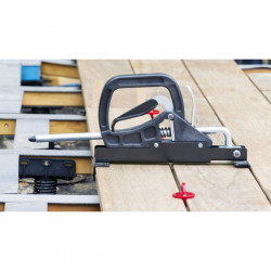 Edma Redresseur lames terrasse PRESS DECK 90 à 180 mm avec valise transport Kobleo