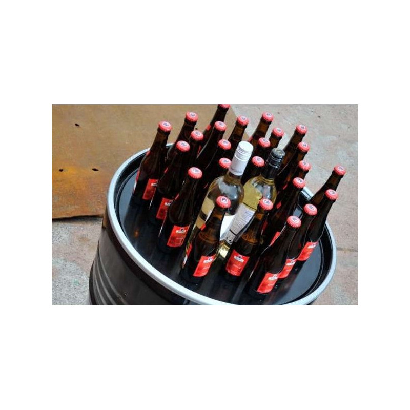 BarrelQ Barbecue braséro, table d'appoint Diam40xH58cm housse Barrel Small Kobleo BarrelQ Barbecue braséro, table d'appoint Diam40xH58cm housse Barrel Small Kobleo