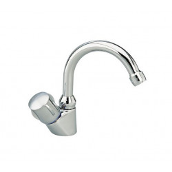 Porcher Robinet ULYSSE C tube orientable tête 15x21 disques céramique chromé Porcher Kobleo