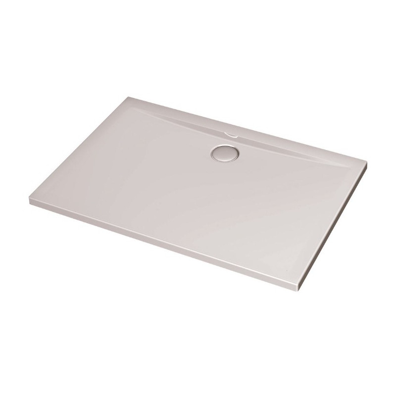 Ideal standard Receveur rectangulaire 120x80cm extra-plat en acrylique Blanc ULTRA FL Kobleo