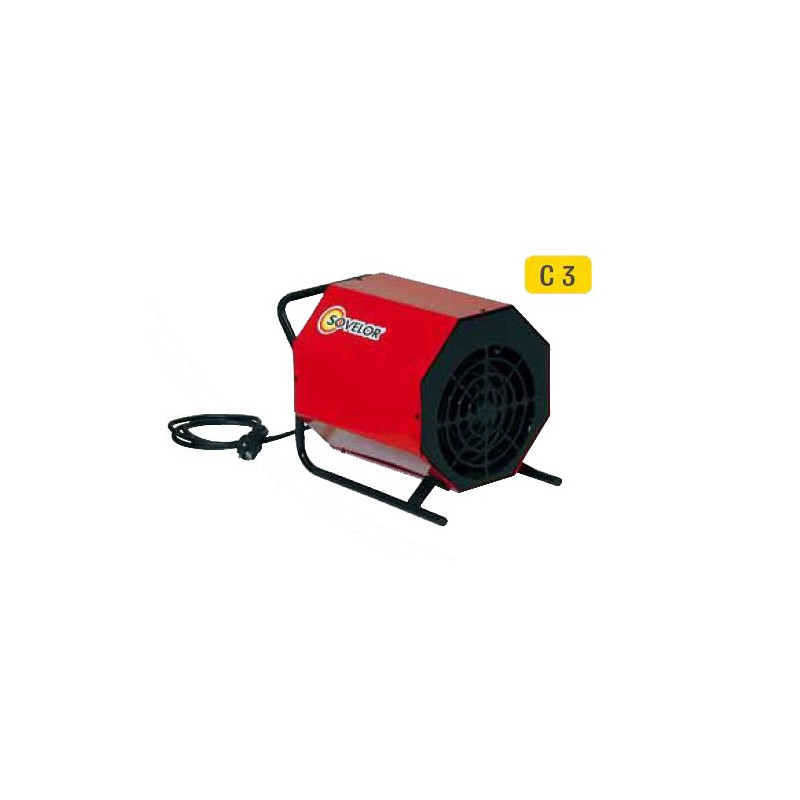 Sovelor Chauffage air pulsé C3/S portable électrique 230V~1 50Hz Sovelor Kobleo