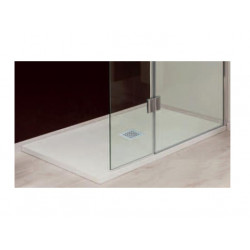Ondée Receveur de douche résine de synthèse blanc extra-plat 80x120x4 cm RES Kobleo