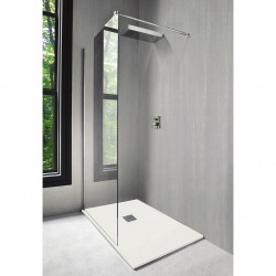 Ondée Receveur douche rectangulaire 90x160 cm résine extra-plat coloris blan Kobleo