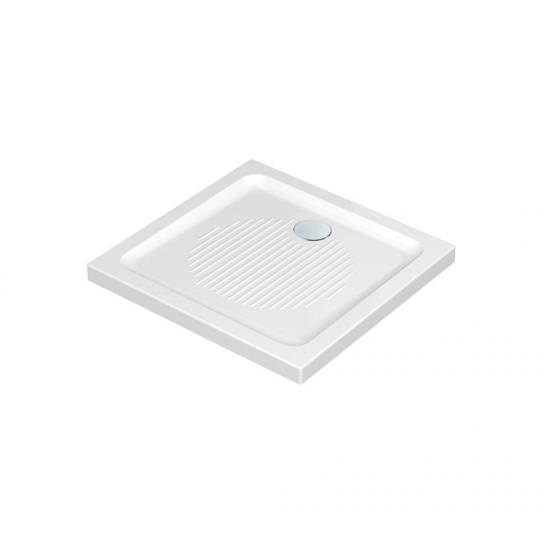 Ideal standard Receveur douche carré poser Connect 90x90 cm traitement antidérapant T Kobleo