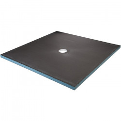 Wedi Receveur carré à écoulement centré 900 x 900 mm Kobleo