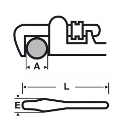 Virax Clé Viragrip en fonte Heavy Duty 900mm Kobleo