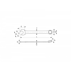 Irimo Clé mixte 75 mm vrac 25-75-2 Irimo Kobleo