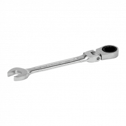 Bahco Clé mixte à cliquet avec tête articulée 19 mm avec finition chromée 41 Bahco Kobleo