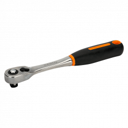 Bahco Cliquet réversible 3/8 à tête fine avec 72 dents et angle d'action 5° Bahco Kobleo