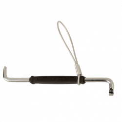 Bahco Clé double coudée 08 x 4 x 100 mm vis à fente avec fil d'acier TAH2047 Bahco Kobleo