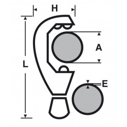 Virax Coupe-tube plastique ZR 42 6-40 mm Kobleo