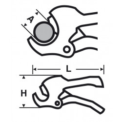 Virax Coupe-tube plastique PC 42 42 mm Kobleo