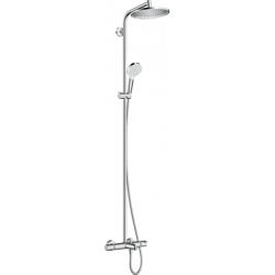 Hansgrohe Colonne de douche Crometta S 240 mm 1 jet avec mitigeur baignoire chro Kobleo