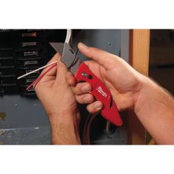 Milwaukee Cutter de poche pliable Fastback avec stockage de lame couleur rouge Kobleo