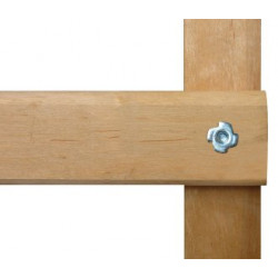 Tubesca Comabi Echelle de couvreur en bois 12 échelons hauteur d'accès 6 m Kobleo Tubesca Comabi Echelle de couvreur en bois 12 échelons hauteur d'accès 6 m Kobleo