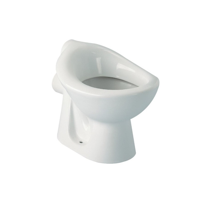 Ideal standard Cuvette WC indépendante crèche en porcelaine blanche bord rond CONTOUR Kobleo