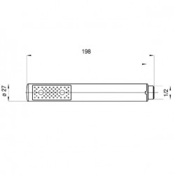 Bossini Douchette 1jet chromé Zen 162073 Bossini Kobleo